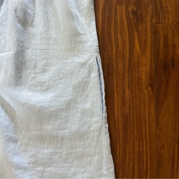 Malvin Hamburg-Germany Linen Light Blue Chambray Dress size Small - Picture 6 of 10